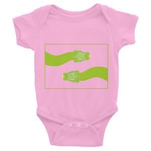 Snake Green Tree Python Infant Bodysuit - DMD Worldwide