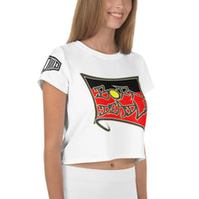Load image into Gallery viewer, Born Deadly All-Over Print Crop Tee - DMD Worldwide