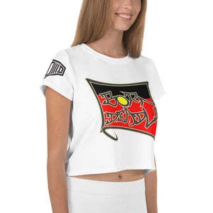 Born Deadly All-Over Print Crop Tee - DMD Worldwide