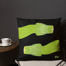 Load image into Gallery viewer, Snake Green Tree Python Premium Pillow - DMD Worldwide