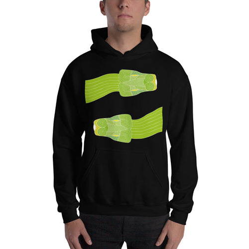 Snake Green Tree Python Hooded Sweatshirt - DMD Worldwide