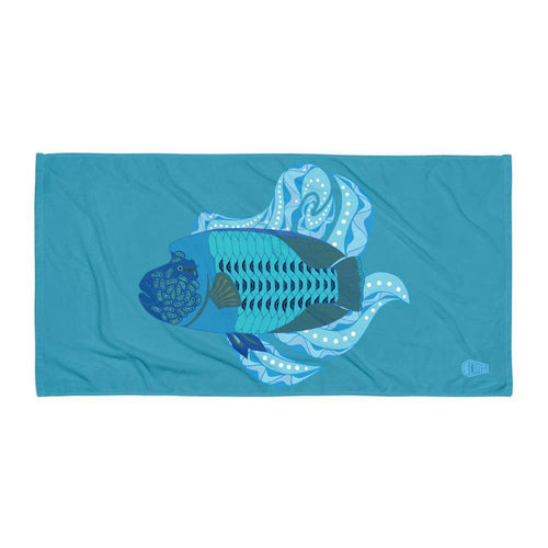 Blue Wrasse Plume Towel - DMD Worldwide