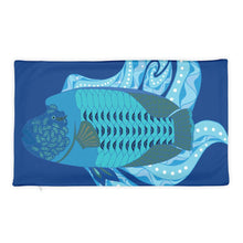 Load image into Gallery viewer, Blue Wrasse Plume Basic Pillow Case only - DMD Worldwide