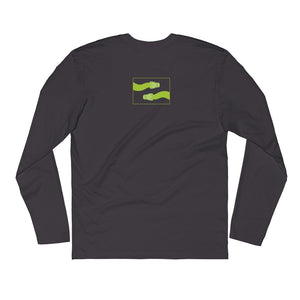 Snake Green Tree Python Long Sleeve Fitted Crew - DMD Worldwide