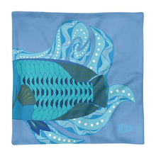 Load image into Gallery viewer, Blue Wrasse Plume Basic Pillow Case only - DMD Worldwide