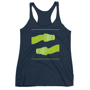 Snake Green Tree Python Women's Racerback Tank - DMD Worldwide