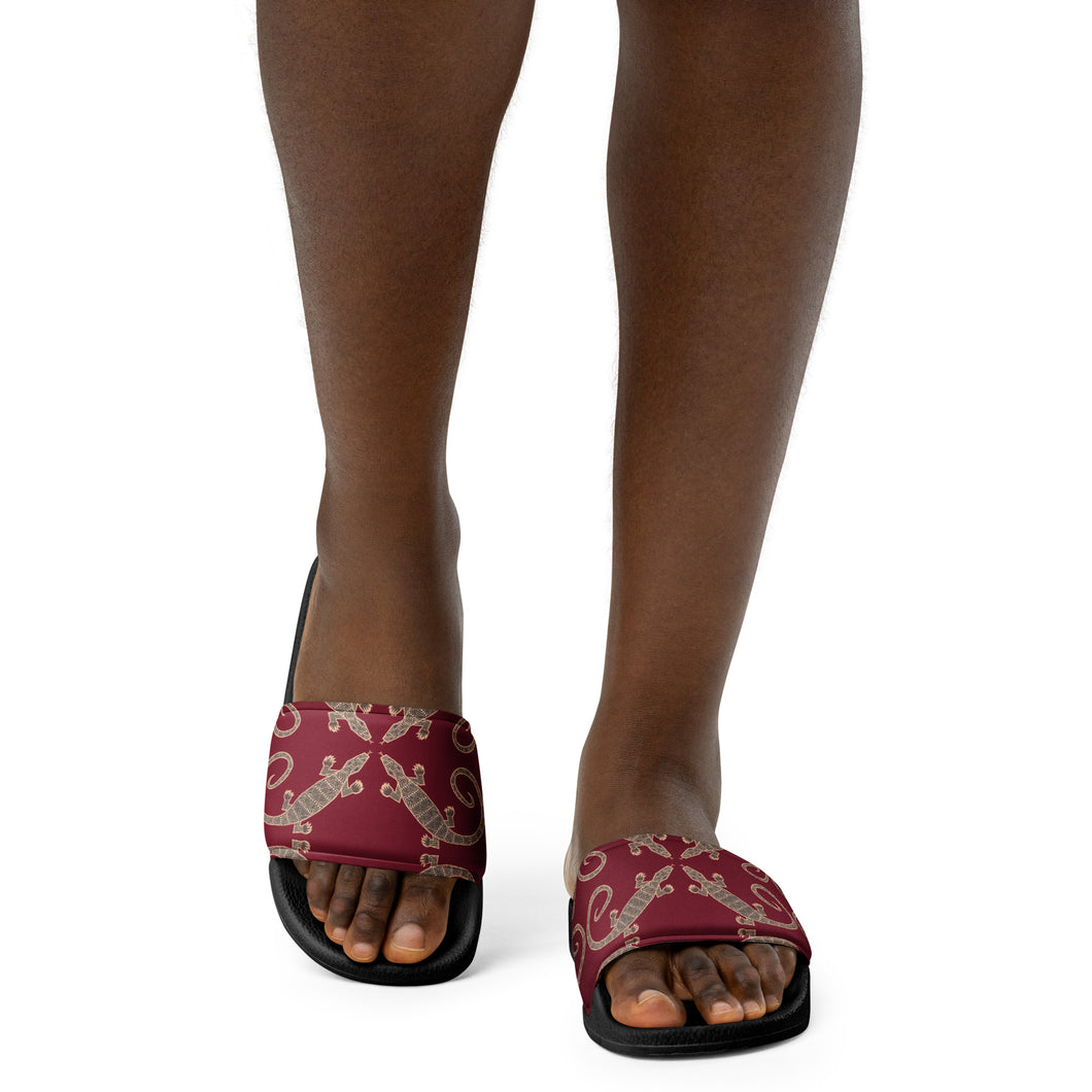 Gugar Goanna Aboriginal Artist Design Women's slides